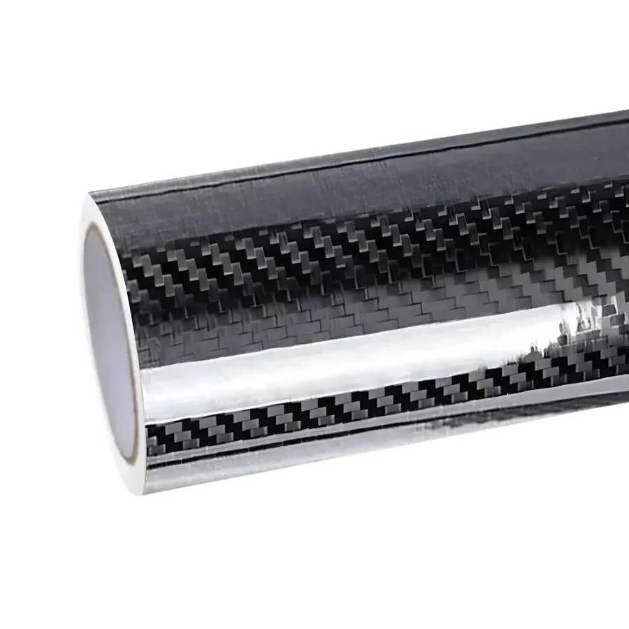 فيلم Gloss 4D Black Carbon Fiber — غلاف