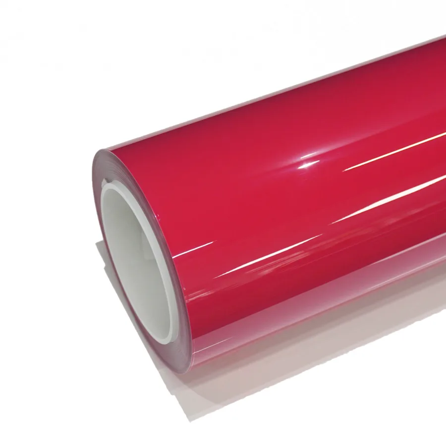 فيلم Gloss Crystal Strawberry Red PPF — بكرة