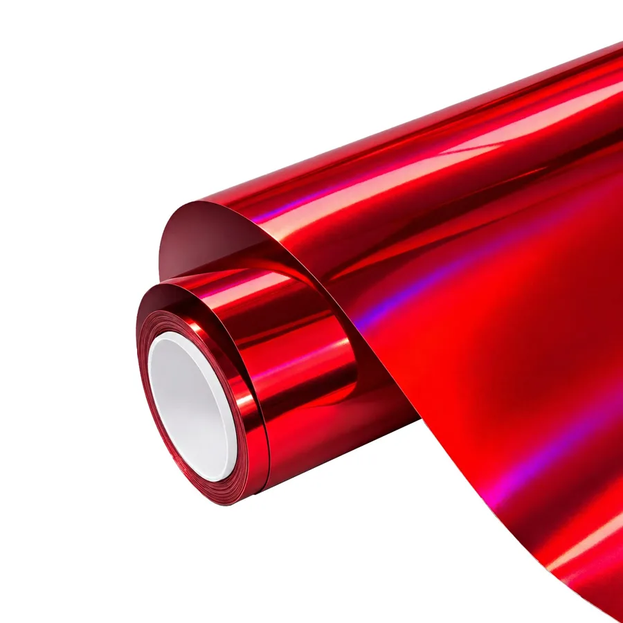 فيلم Gloss Laser Red Chrome — بكرة