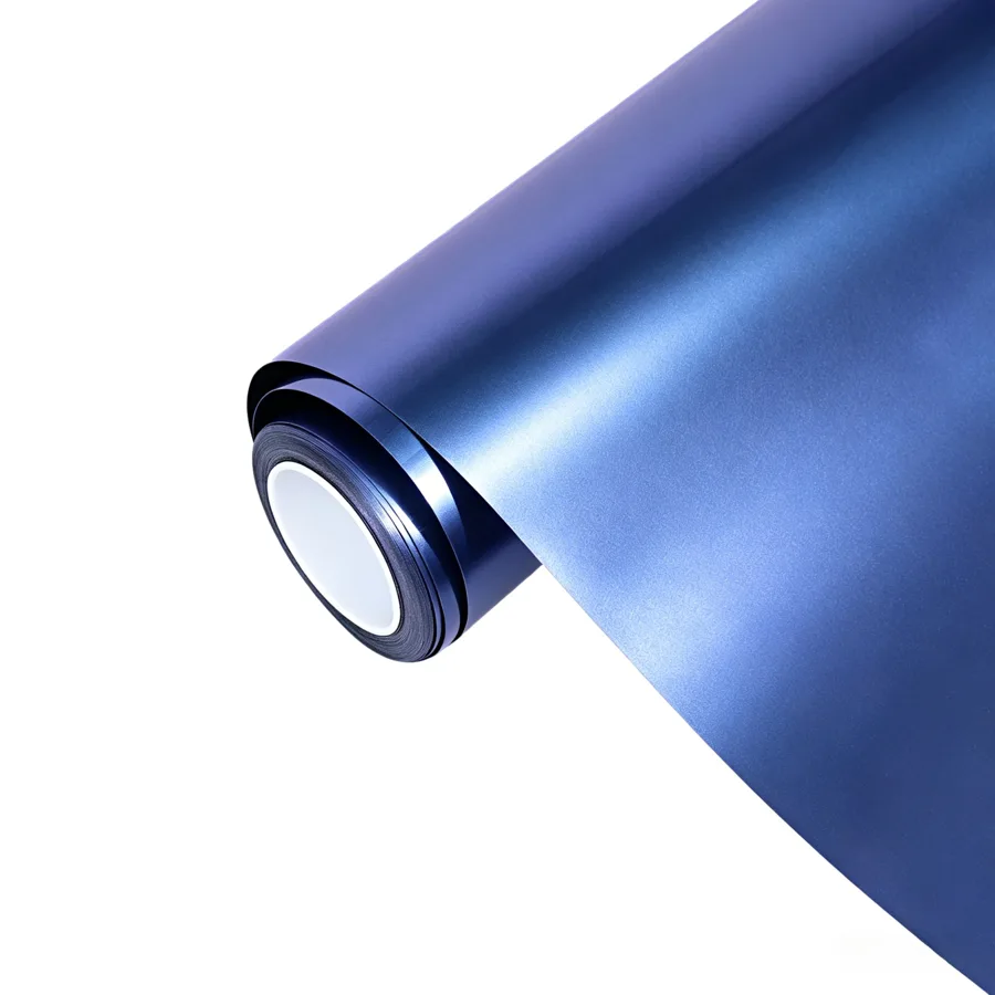 فيلم Gloss Metallic Crystal Grey Purple — بكرة