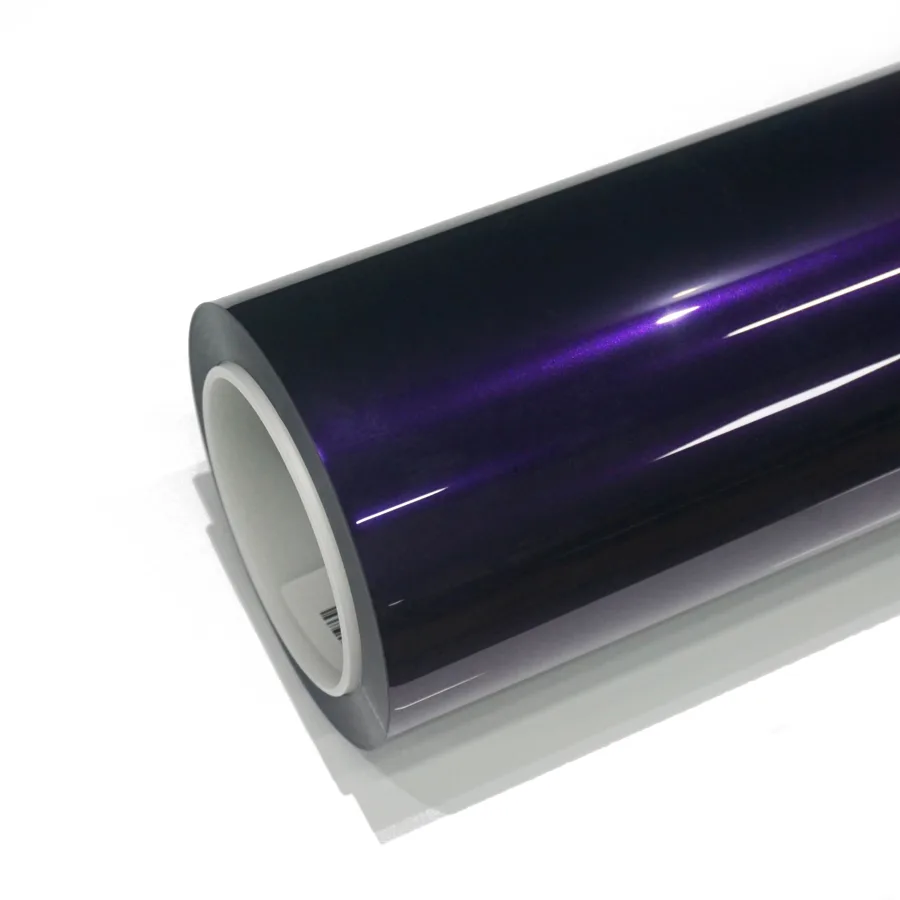 فيلم Gloss Metallic Midnight Purple PPF — غلاف
