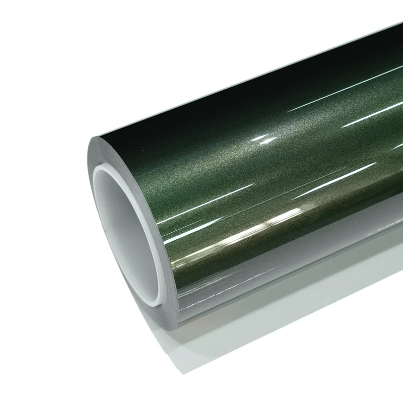 فيلم Gloss Metallic Porsche Oak Green PPF — بكرة