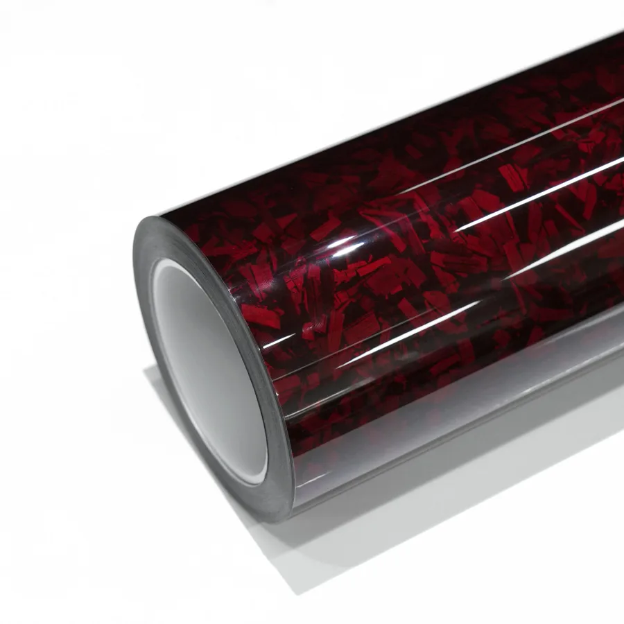 Gloss Red Forged Carbon PPF