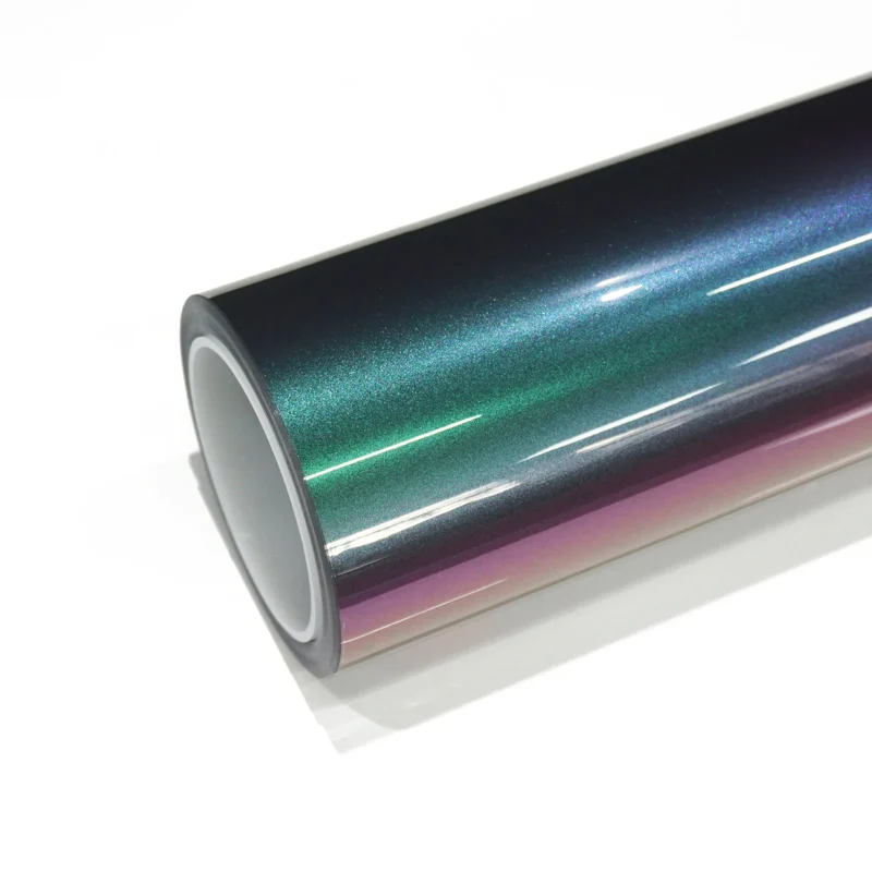 فيلم Glossy Metallic Green Galaxy PPF — بكرة