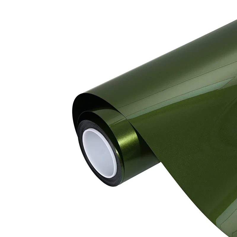 فيلم Glossy Metallic Mamba Green — بكرة