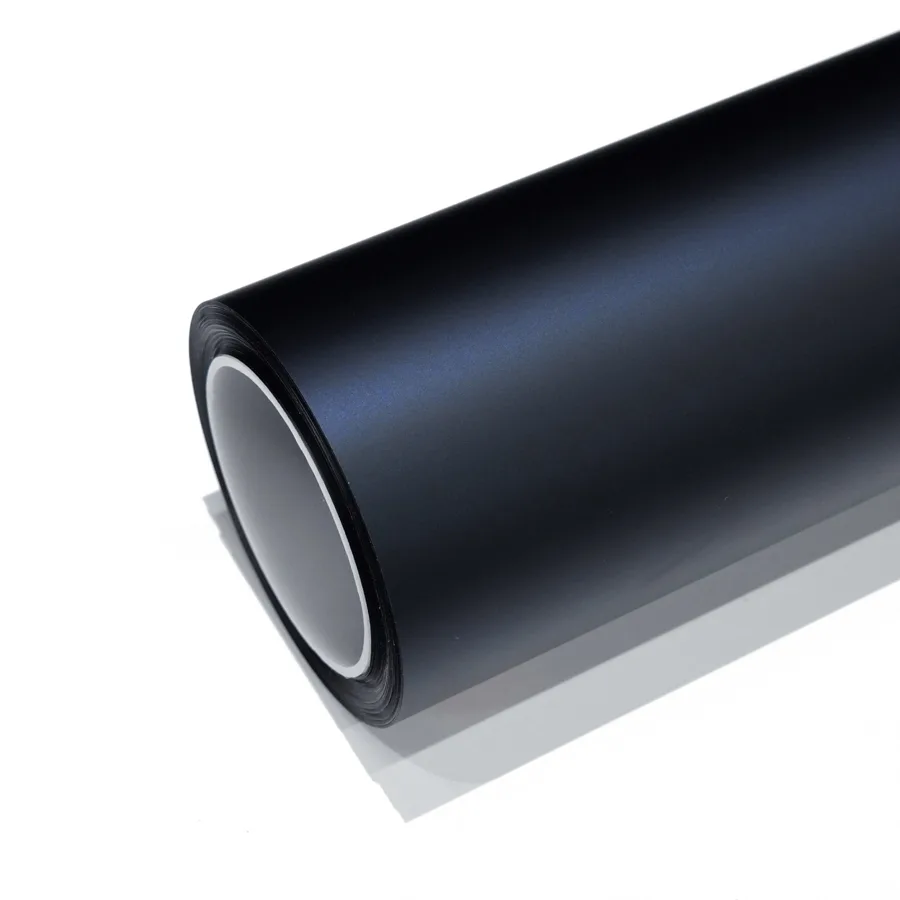 فيلم Ultra Matte Black Phantom Blue PPF — غلاف